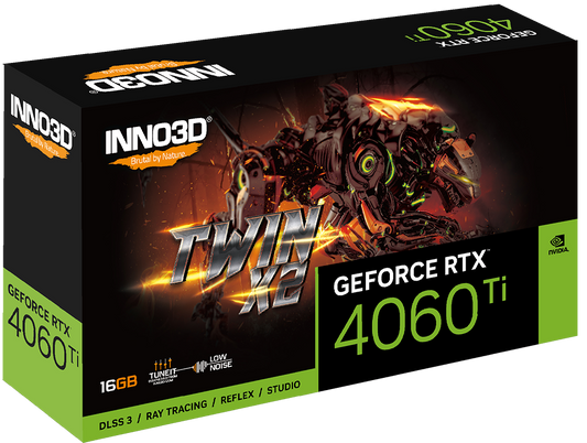 INNO3D GeForce RTX 4060 Ti Twin X2 OC 16GB Nvidia Graphic Card