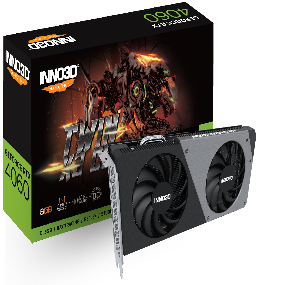 INNO3D GeForce RTX 4060 Twin X2 OC Nvidia Graphic Card
