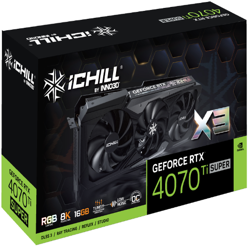INNO3D GeForce RTX 4070 Ti Super IChill X3 16GB Nvidia Graphic Card