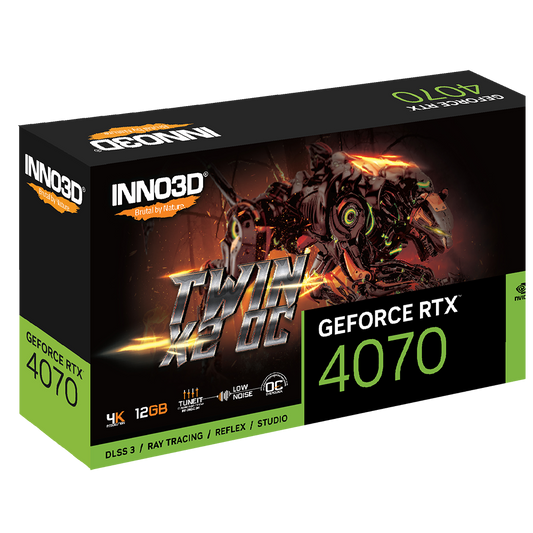 INNO3D GeForce RTX 4070 Twin X2 12GB Nvidia Graphic Card