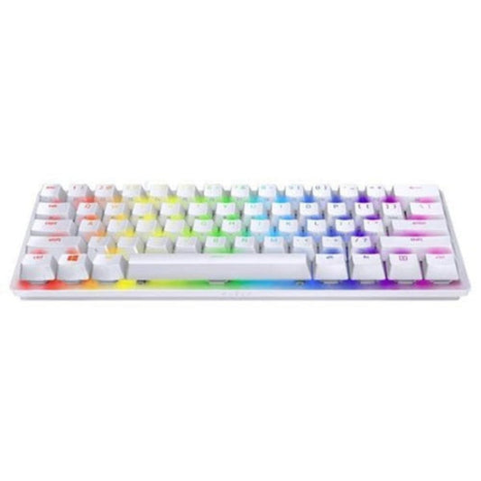 RAZER Huntsman V3 Pro Mini RGB Analog Optical Gaming Keyboard (White) ( Analog Switch )