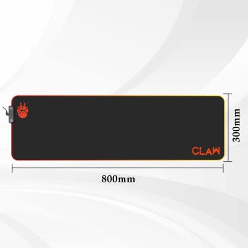 CLAW SLIDE Waterproof RGB XXL Black Mousepad