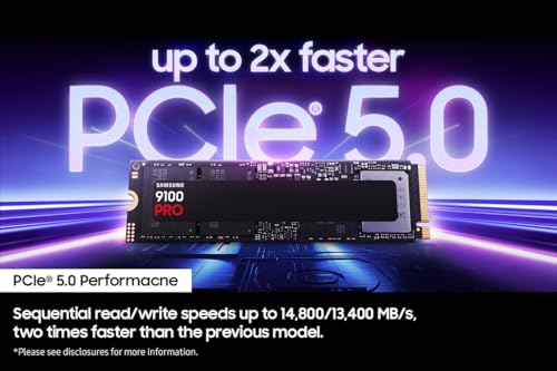 SAMSUNG SSD 9100 PRO 4TB NVME M.2 MZ-VAP4T0BW