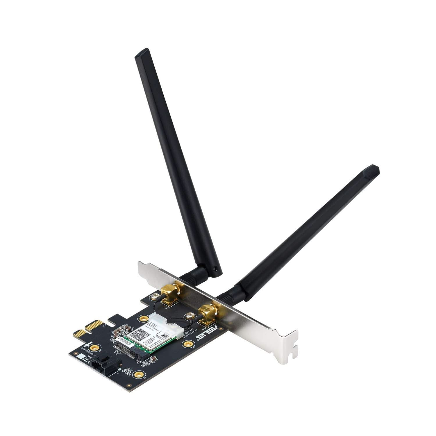 ASUS PCE-AX3000 DUAL BAND PCI-E WIFI 6 NETWORK SECURITY MU-MIMO