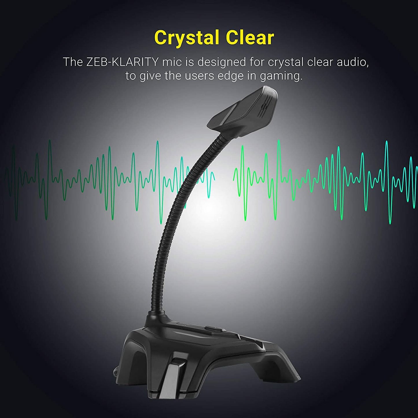 ZEBRONICS ZEB-KLARITY USB GAMING MIC FOR RECORDING