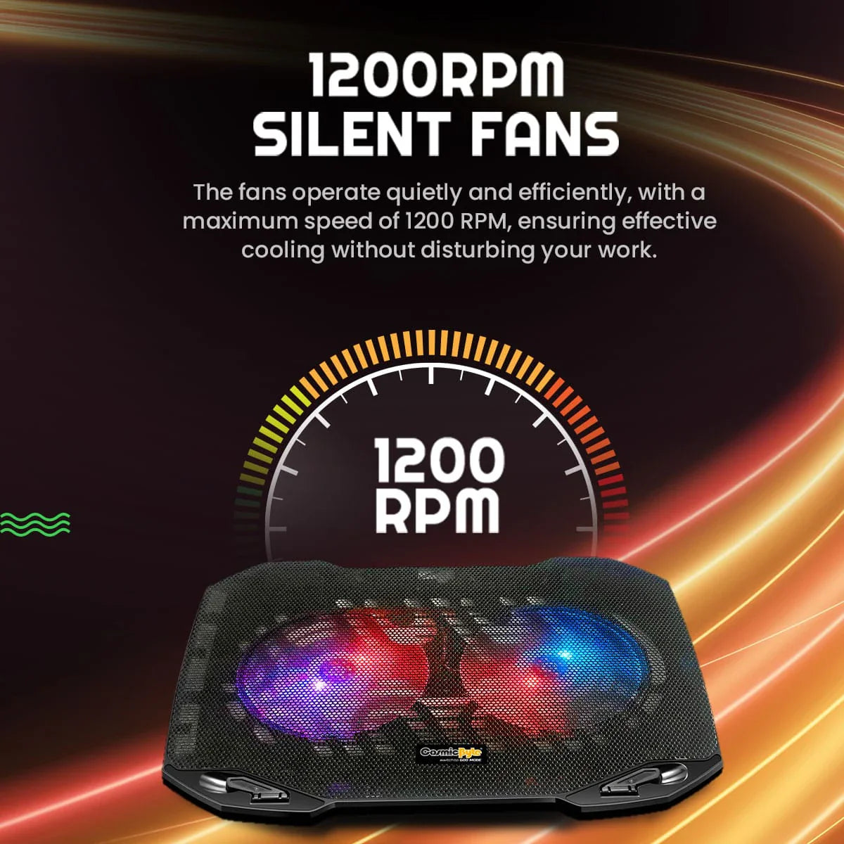 COSMIC BYTE WIND RGB COOLING PAD