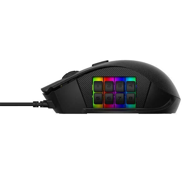 THERMALTAKE Nemesis Switch Optical RGB Wired Ergonamic Gaming Mouse ( MO-NMS-WDOOBK-01 ) ( 12000DPI / 16 Macro Buttons ) ( Black )