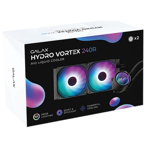 GALAX Hydro Vortex 240R ARGB Black AIO Liquid Cooler (Black)