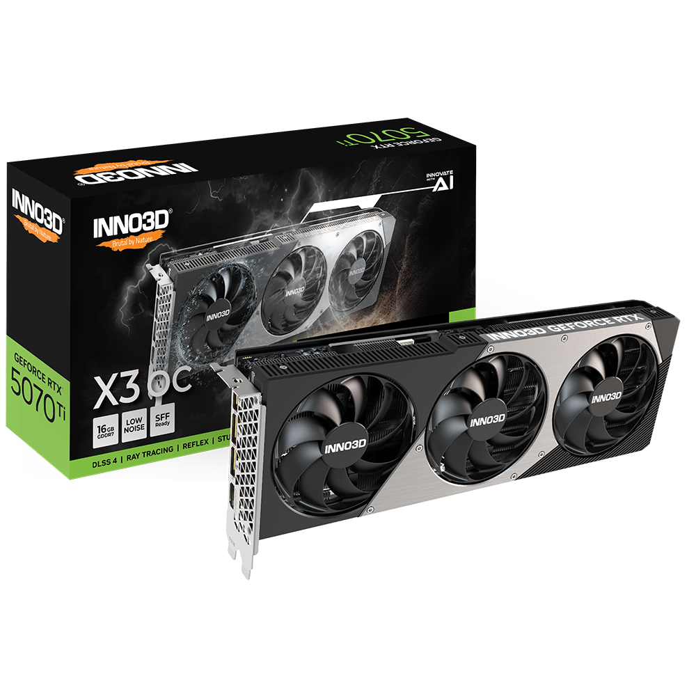 INNO3D GeForce RTX 5070 Ti X3 OC 16GB Nvidia Graphic Card