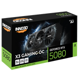 INNO3D GeForce RTX 5080 X3 Gaming OC 16GB Nvidia Graphic Card