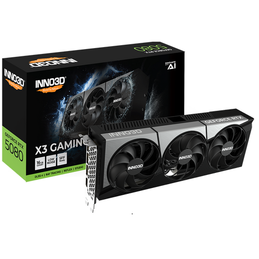 INNO3D GeForce RTX 5080 X3 Gaming OC 16GB Nvidia Graphic Card