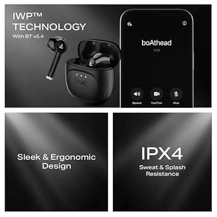 Boat Airdopes 138 Gen 2 Bluetooth Earbuds Black