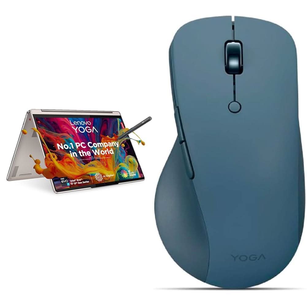 LENOVO YOGA 9 13TH GEN INTEL EVO I7 1360P 14 INCH(35.56CM) 4K OLED 2-IN-1 400NITS LAPTOP (16GB/1TB SSD/WIN 11/OFFICE 2021/BACKLIT KB/PEN 2.0/OATMEAL/1.4KG) 83B1004XIN