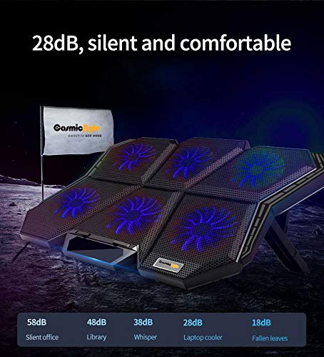 COSMIC BYTE METEOROID RGB COOLING PAD BLACK/BLUE