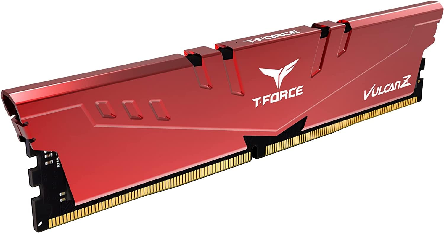TEAMGROUP T-FORCE VULCAN Z 16GB (16GBX1) DDR4 3200MHZ RED DESKTOP RAM