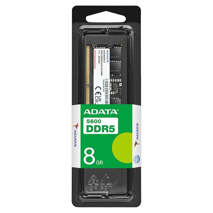 ADATA PREMIER 8GB 5600MHZ U-DIMM DESKTOP MEMORY/RAM - AD5U56008G-S