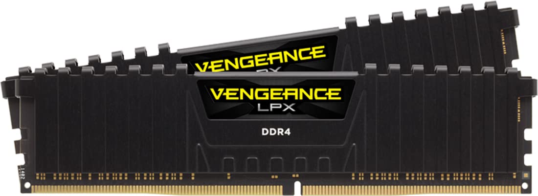 CORSAIR VENGEANCE LPX 64GB (2X 32GB) DDR4 3200(PC4-25600) C161.35V DESKTOP MEMORY -BLACK