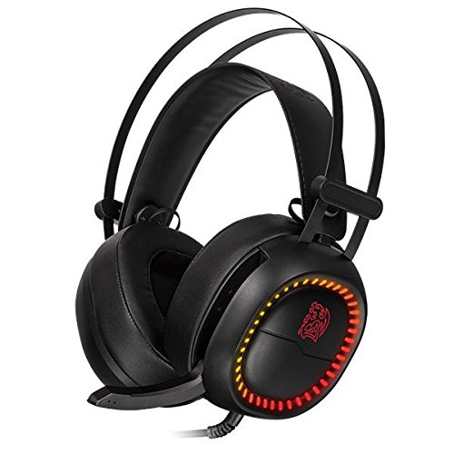 THERMALTAKE Shock Pro RGB Wired USB 7.1 Surround Gaming Headphones ( Black ) ( PC / Mac / Xbox / PS4 )