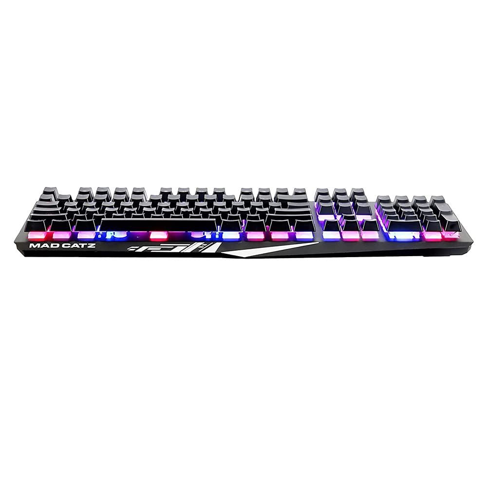 MAD CATZ Strike 2 RGB Full Size Membrane Wired Gaming Keyboard ( Black ) ( KS13MRUSBL000-0 )