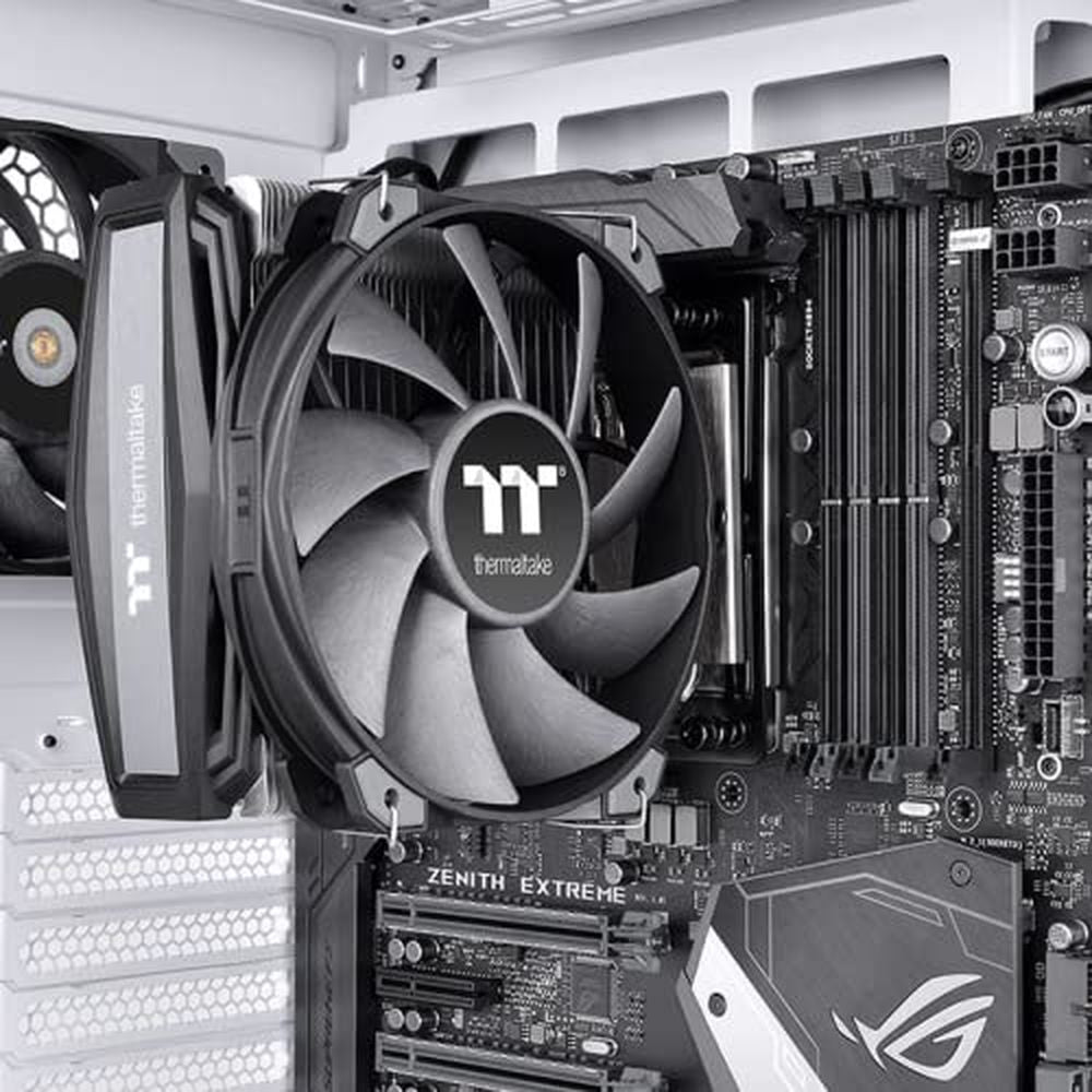 THERMALTAKE ToughAir TRX40 Single Tower Non RGB CPU Air Cooler ( Black )