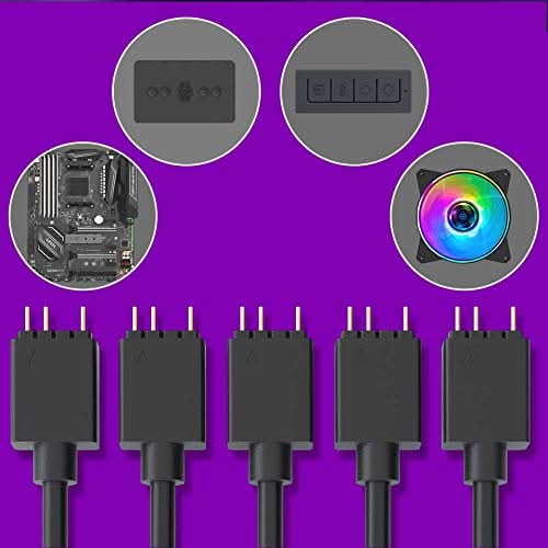 COOLER MASTER ARGB SPLITTER 1 TO 5 CABLE