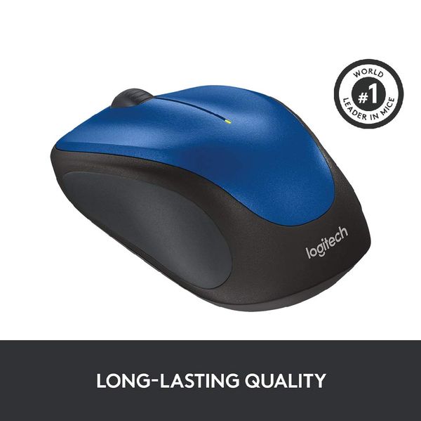 LOGITECH M235 Wireless Ambidextrous Gaming Mouse ( 1000DPI / 3 Macro Button ) ( Black )