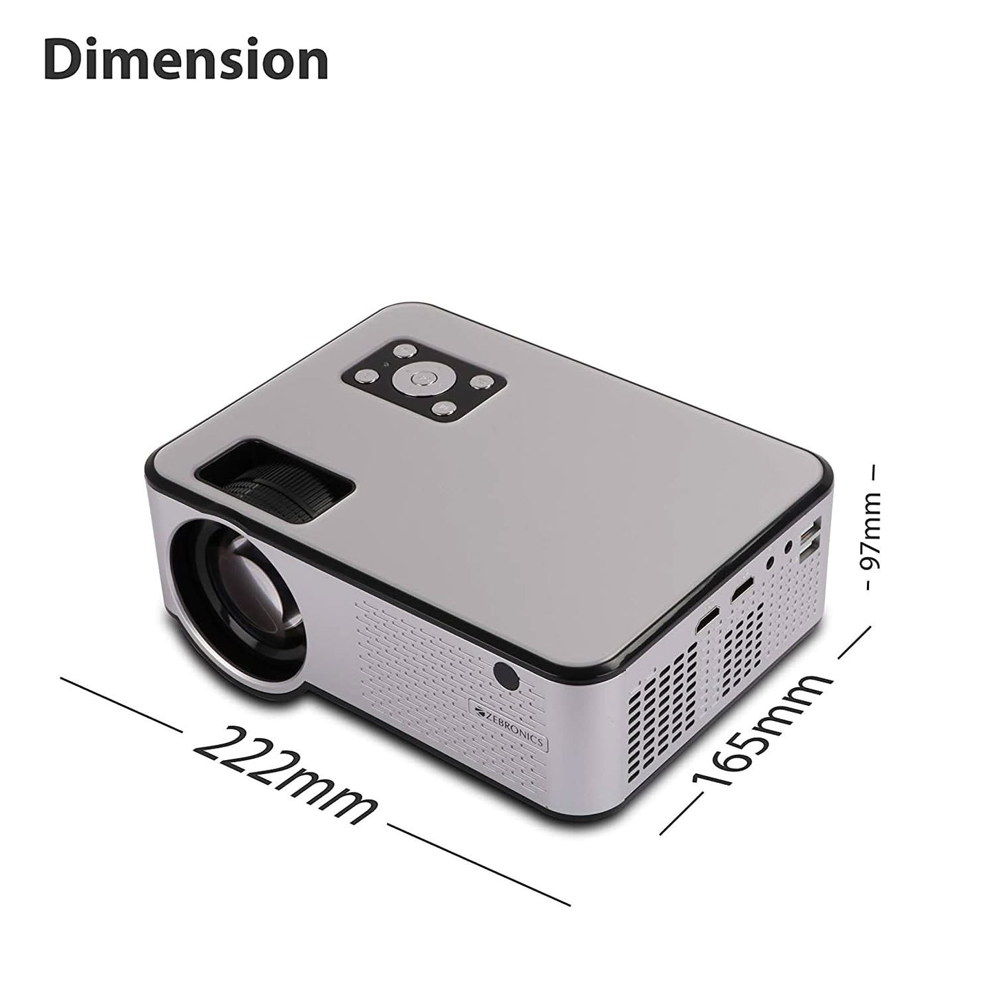 ZEBRONICS ZEB-LP2800HD PROJECTOR