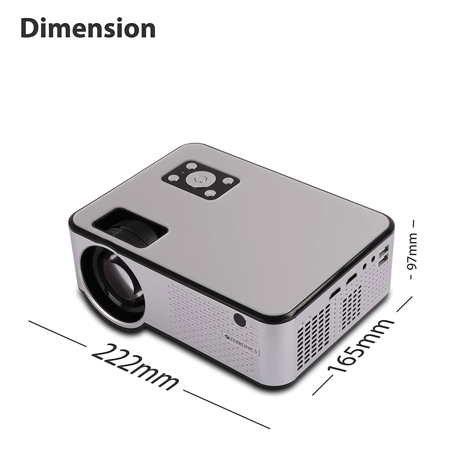 ZEBRONICS ZEB-LP2800HD PROJECTOR
