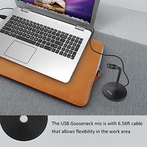 FIFINE K050 Mini Gooseneck USB Microphone