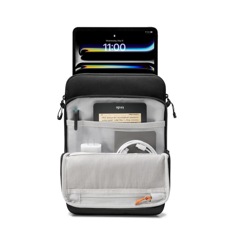 TOMTOC DEFENDER ACE-B03 TABLET SHOULDER BAG 12.9 INCH - BLACK