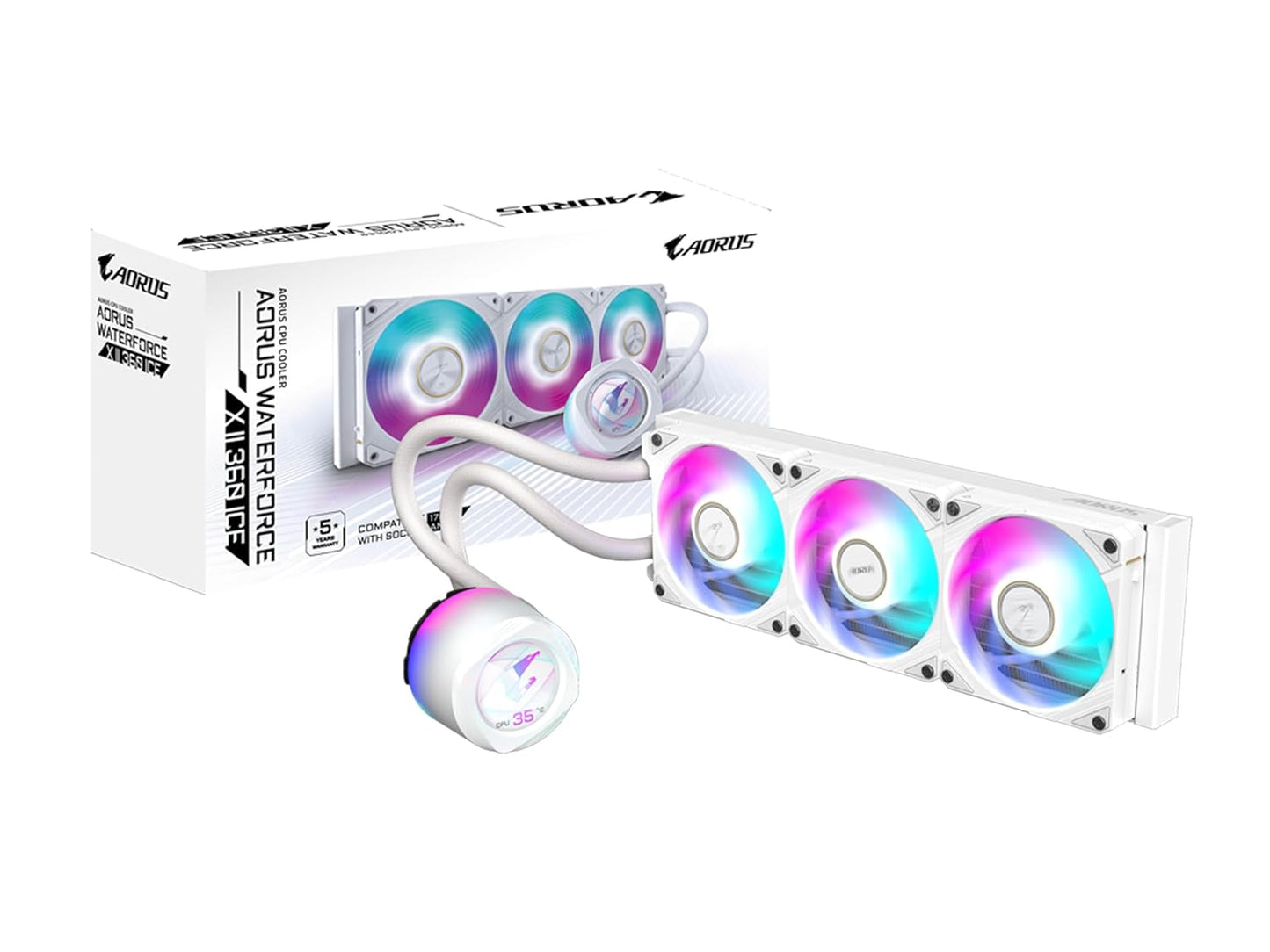 GIGABYTE AORUS WATERFORCE X II 360 LIQUID CPU COOLER