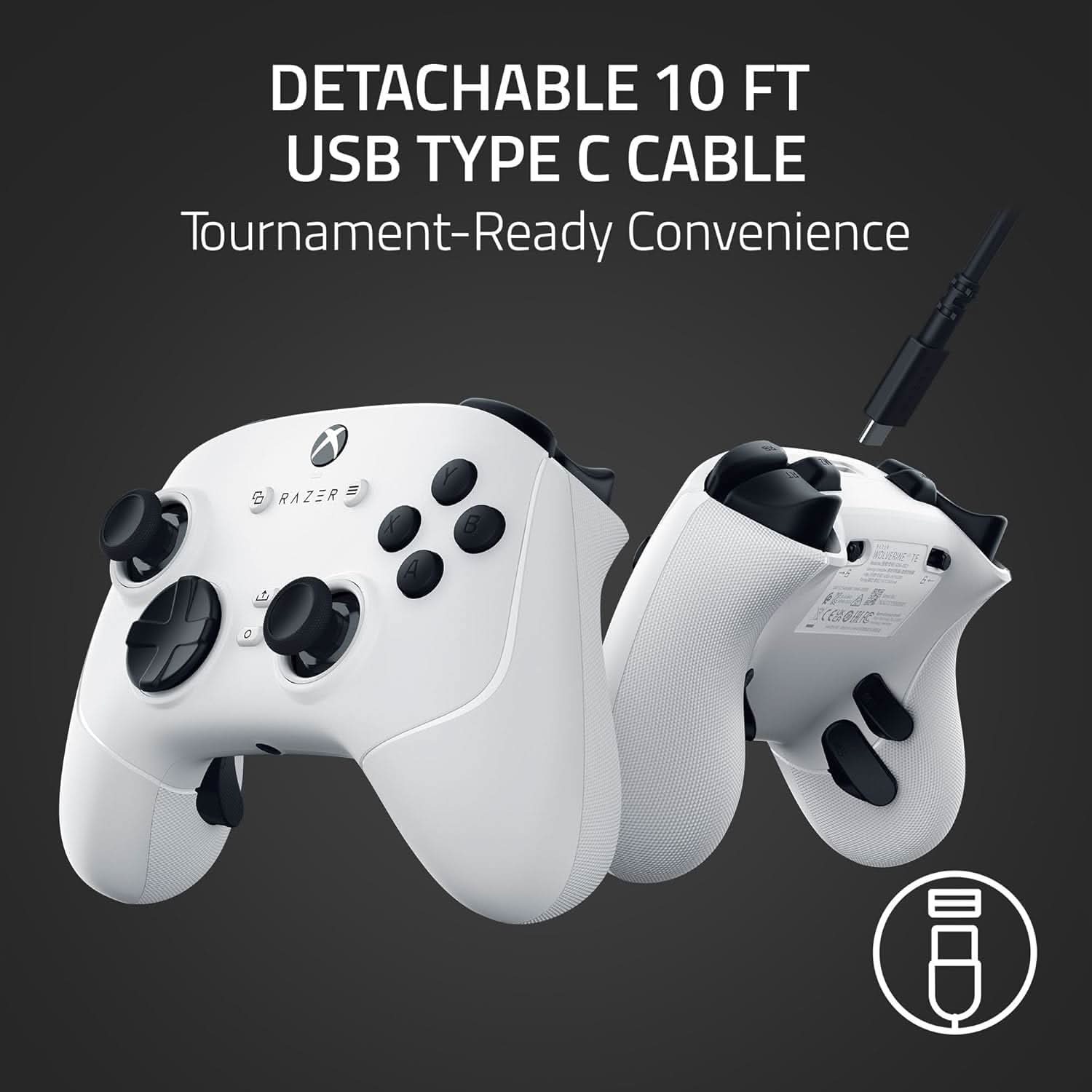 RAZER WOLVERINE V3 TOURNAMENT EDITION - WIRED GAMING CONTROLLER FOR XBOX WHITE RZ06-05210200-R3M1