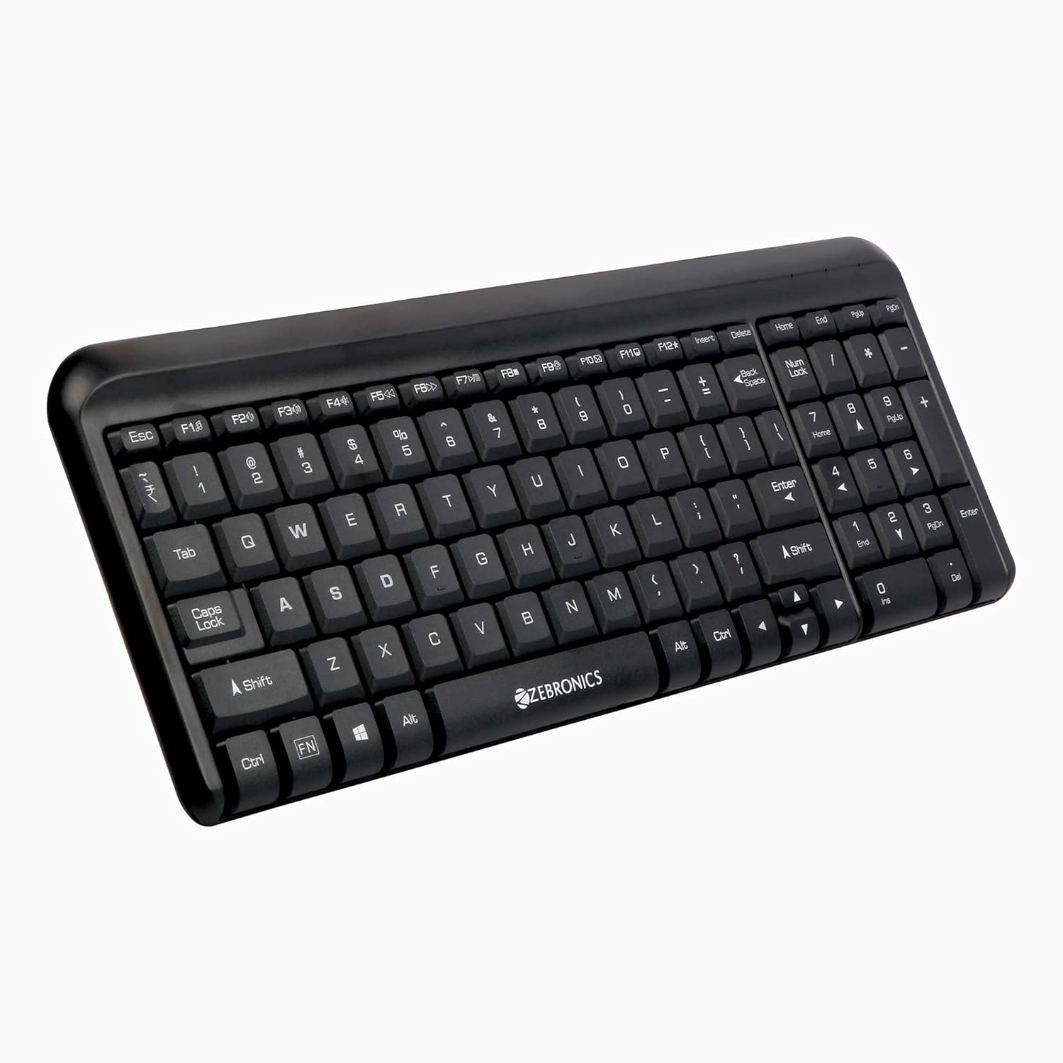 ZEBRONICS ZEB-GLIDE USB WIRED MULTIMEDIA KEYBOARD FOR PC/LAPTOP WITH RUPEE SYMBOL KEY