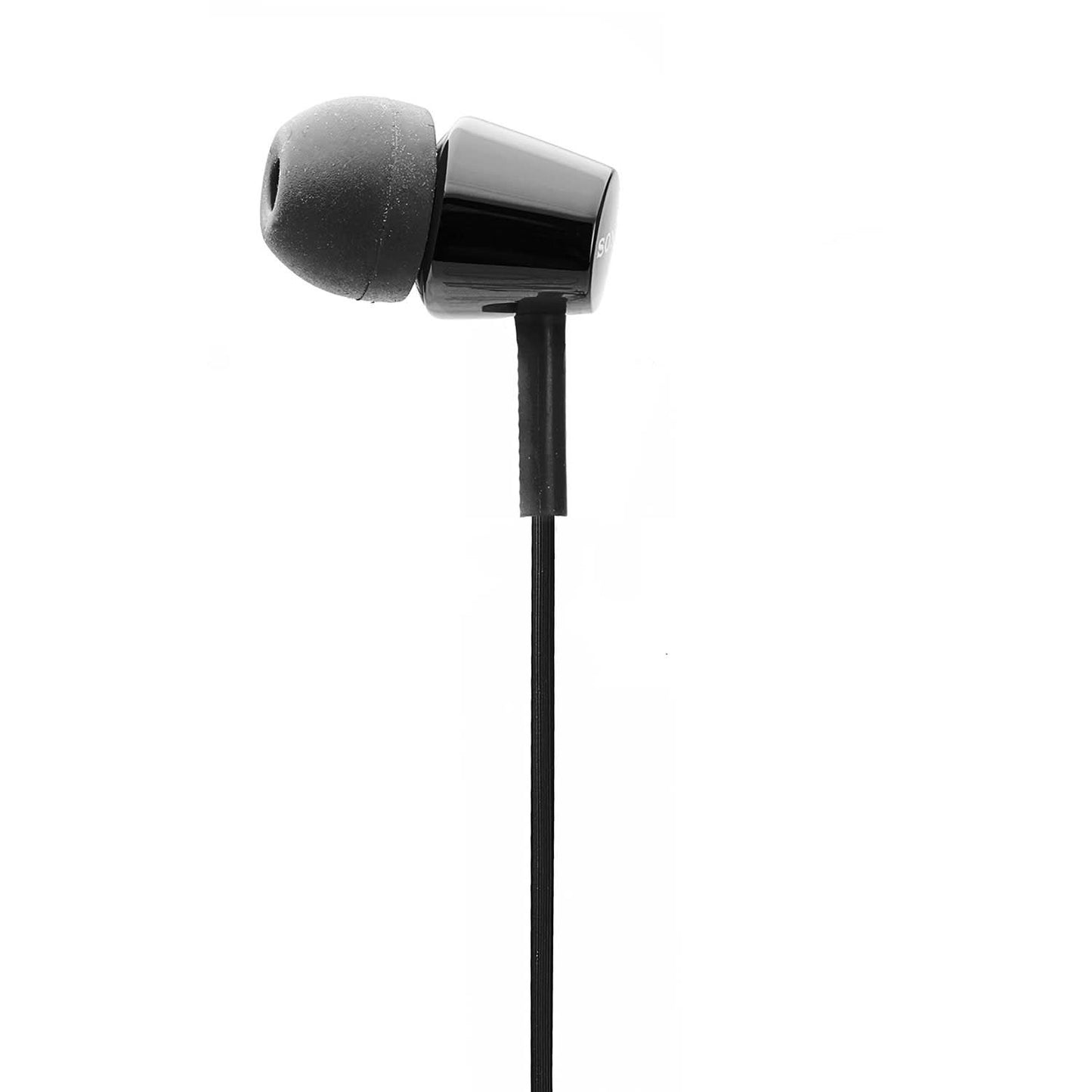 SONY MDR-EX155AP/BQ IN-EAR WIRED HEADPHONES WITH MIC (BLACK)