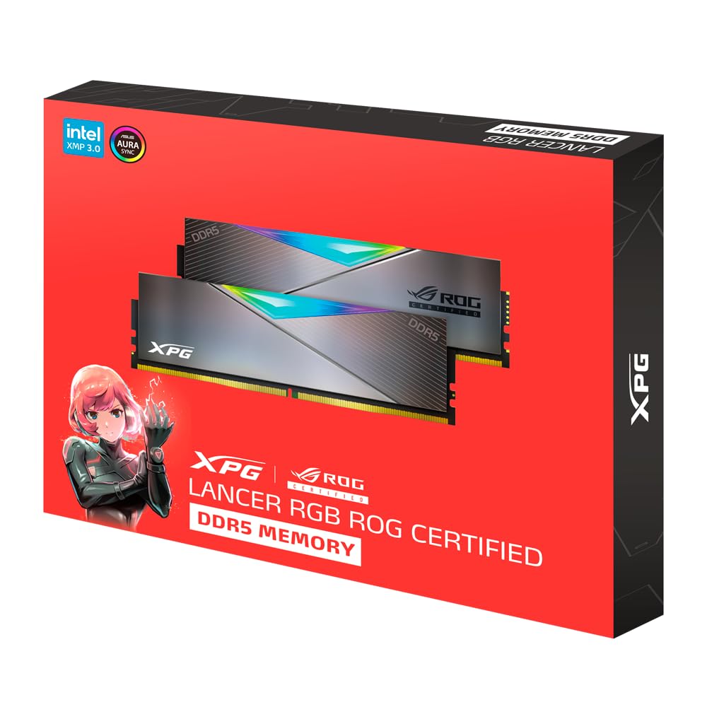 XPG DDR5 48GB (24X2) 7200 MHZ LANCER RGB ROG WITH RGB