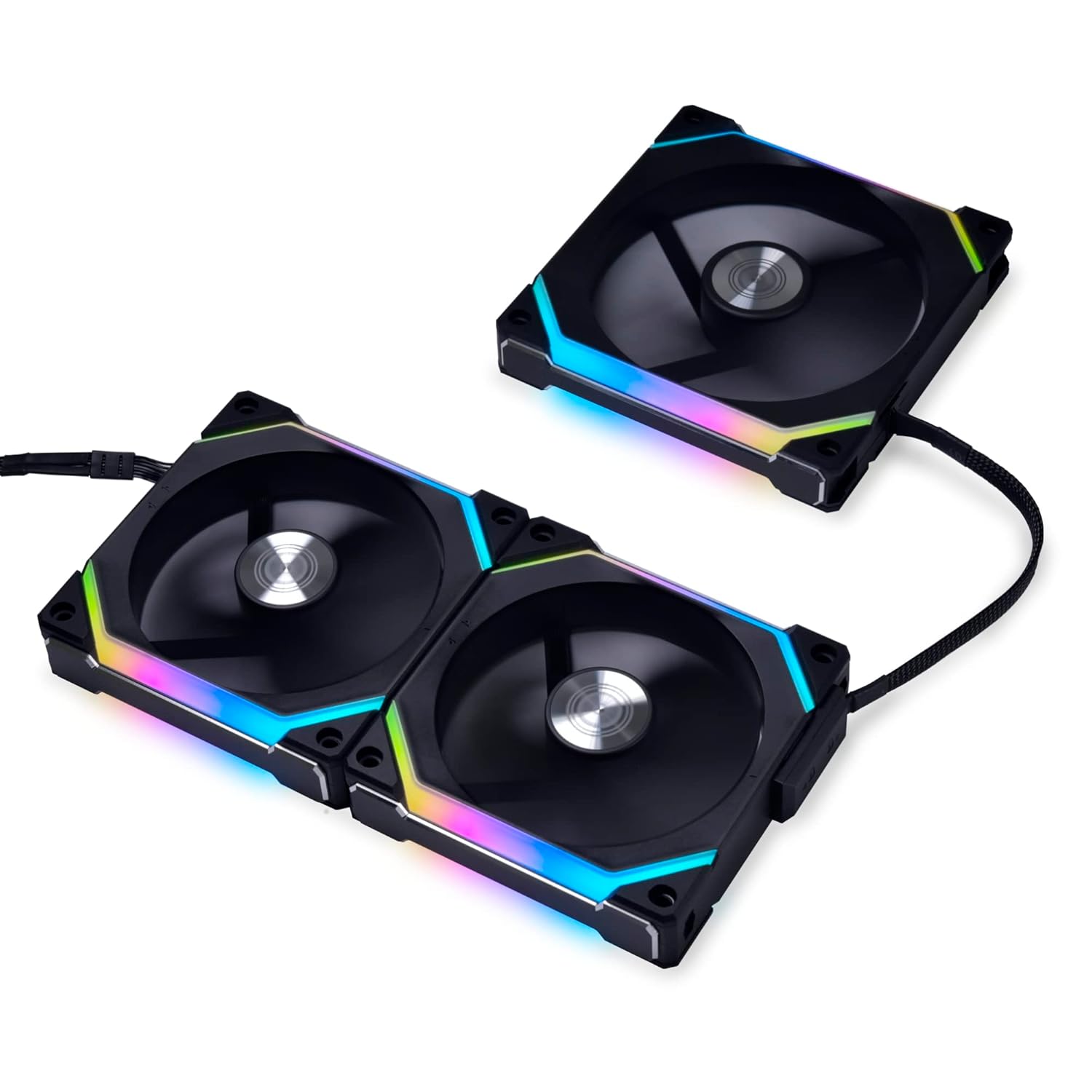 LIAN LI UNIFAN SL120 V2 ARGB CABINET FAN TRIPLE PACK BLACK