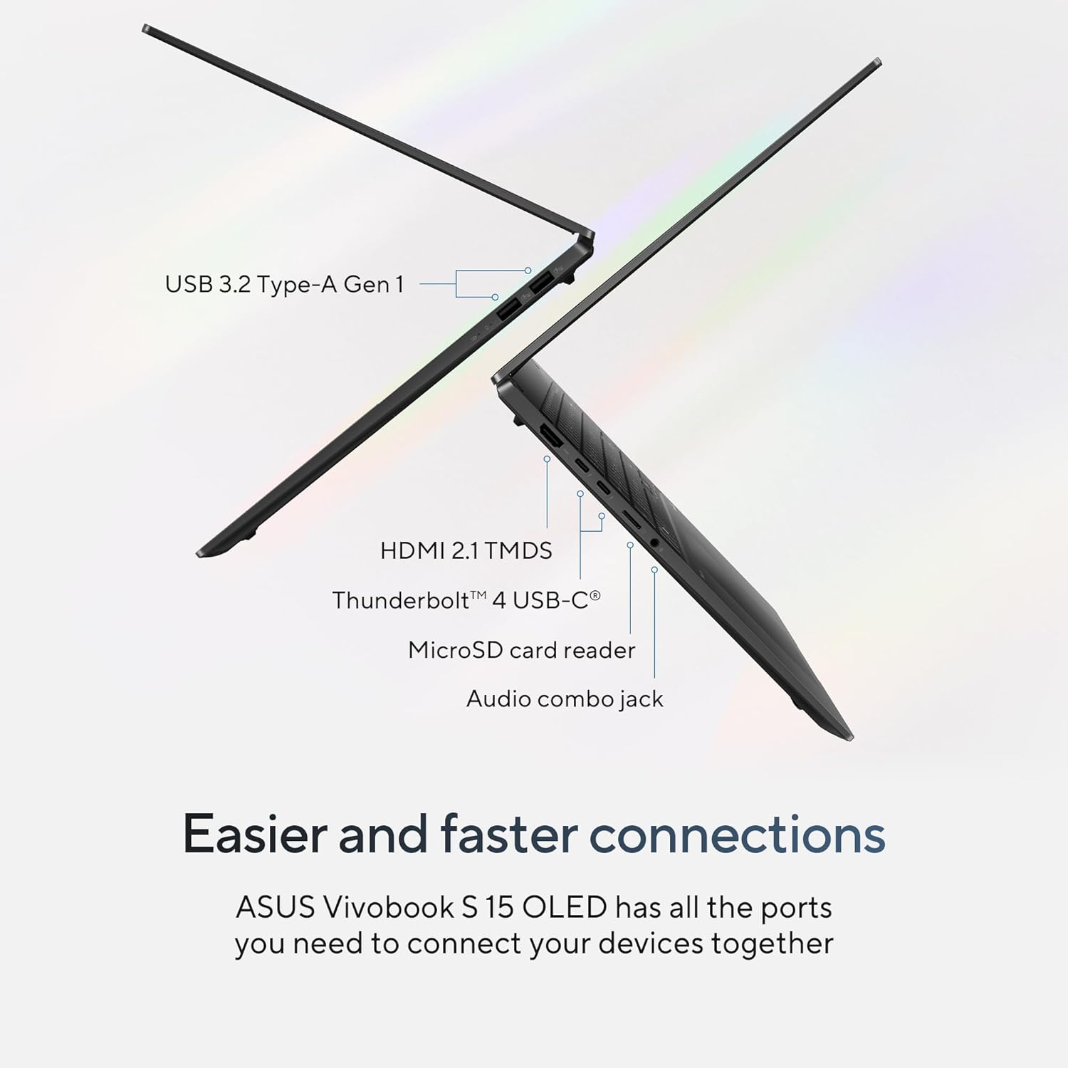 ASUS VIVOBOOK S 16 OLED, AI POWERED LAPTOP, INTEL EVO CORE ULTRA 7 155H (16GB/1TB/INTEL ARC GRPH/40.64 CMS (16) 3.2K/WIN 11 HM) S5606MA-MX752WS