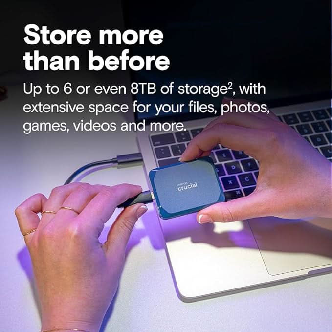 Crucial X10 8TB Portable SSD