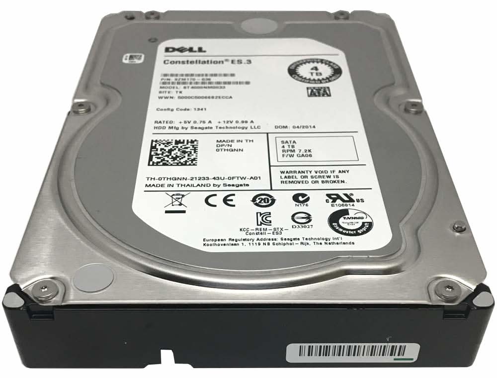 SEAGATE CONSTELLATION 4TB INTERNAL SATA HARD DRIVE