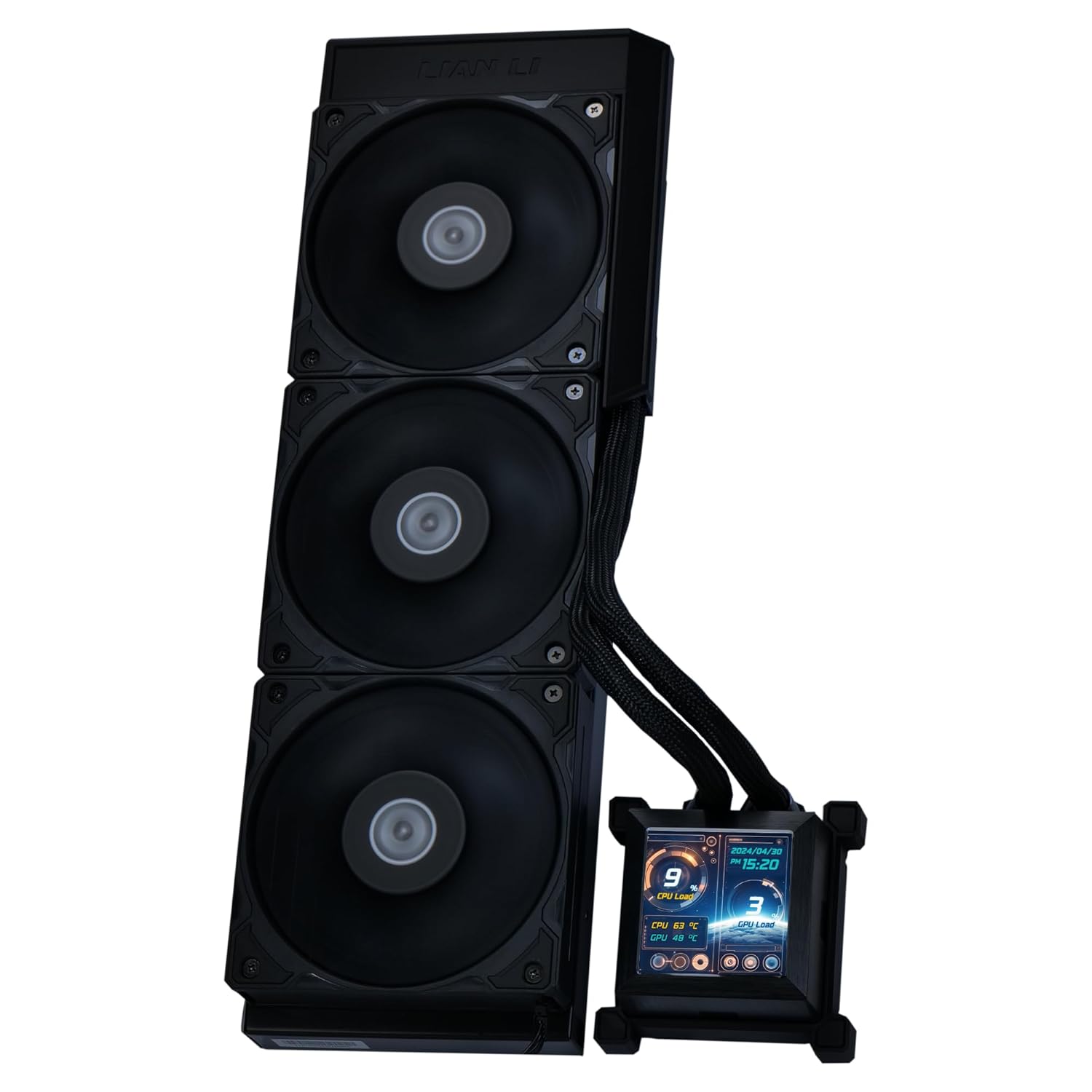 LIAN LI HYDROSHIFT LCD 360S LIQUID COOLER WITH HEATSINK- BLACK (G89.GHSLCD36SB.IN)