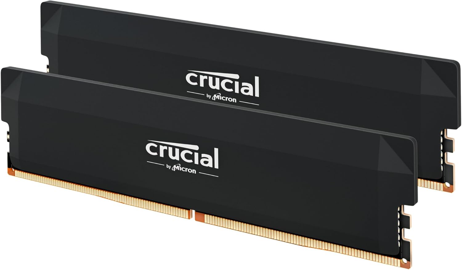 CRUCIAL PRO OC 64GB KIT (2X32GB) DDR5-6000 UDIMM CL40 BLACK CP2K32G60C40U5B