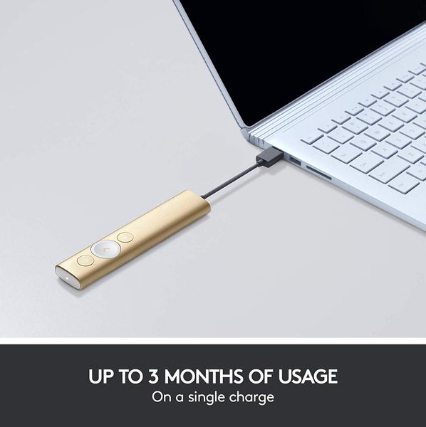 LOGITECH Spotlight Wireless Presentation Remote (Gold)