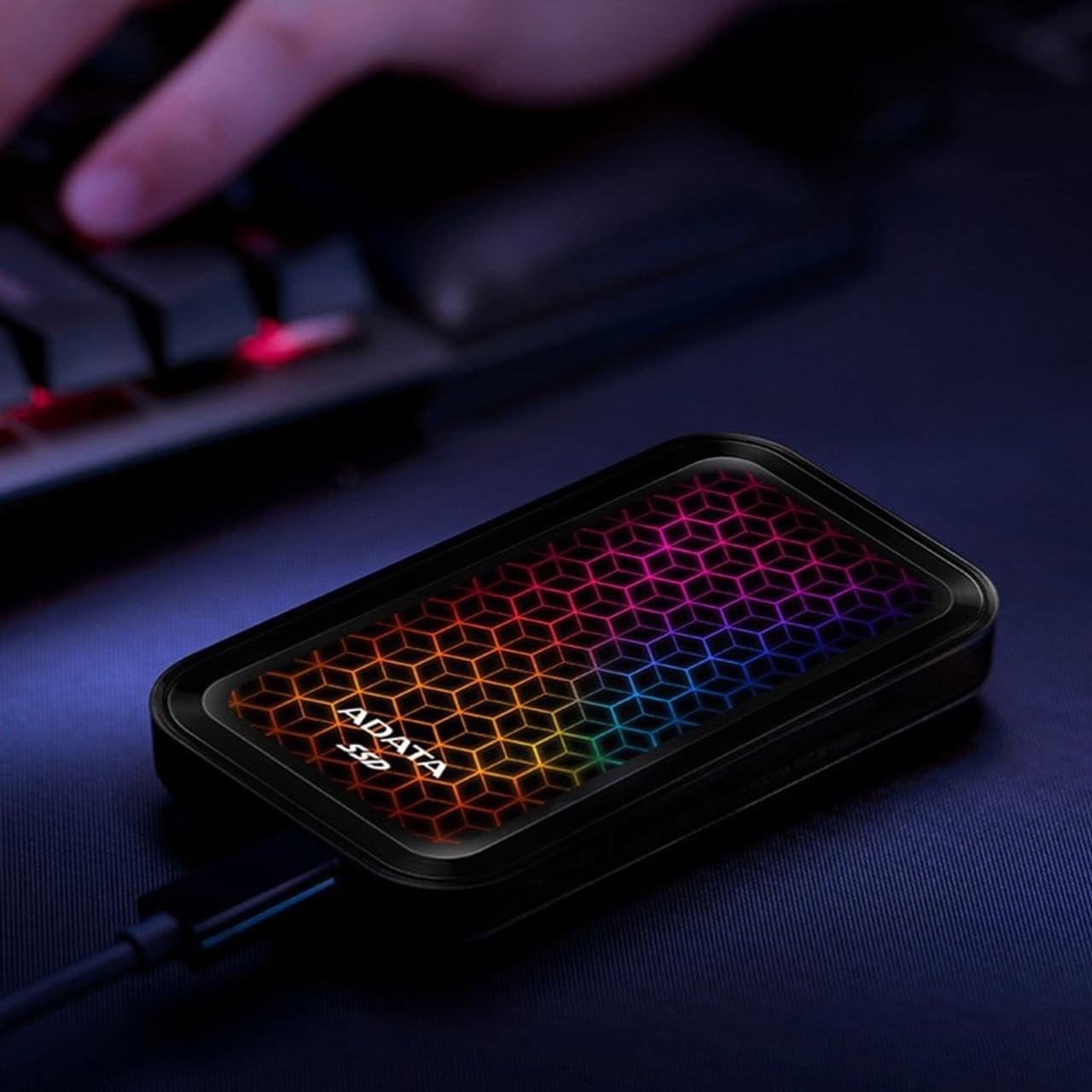 ADATA SE770G 1TB EXTERNAL SOLID STATE DRIVE ASE770G-1TU32G2-CBK