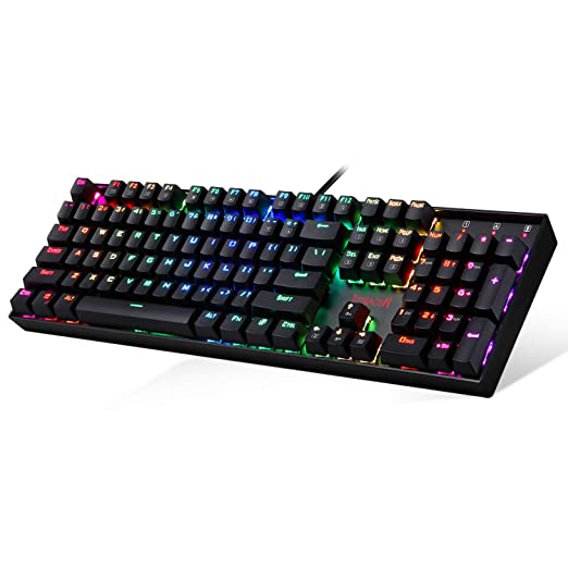 REDRAGON Vara K551 Full Size Mechanical Wired Gaming Keyboard ( Black ) ( Blue Switch )