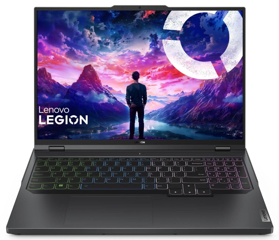 LENOVO LEGION PRO 5 AMD RYZEN 9 7945HX 16 INCH (40.64CM) WQXGA-IPS 240HZ 500NITS GAMING LAPTOP (32GB/1TB SSD/WIN 11/OFFICE 2021/NVIDIA RTX 4070 8GB/ALEXA/3 MONTH GAME PASS/ONYX GREY/2.5KG), 82WM00FFIN