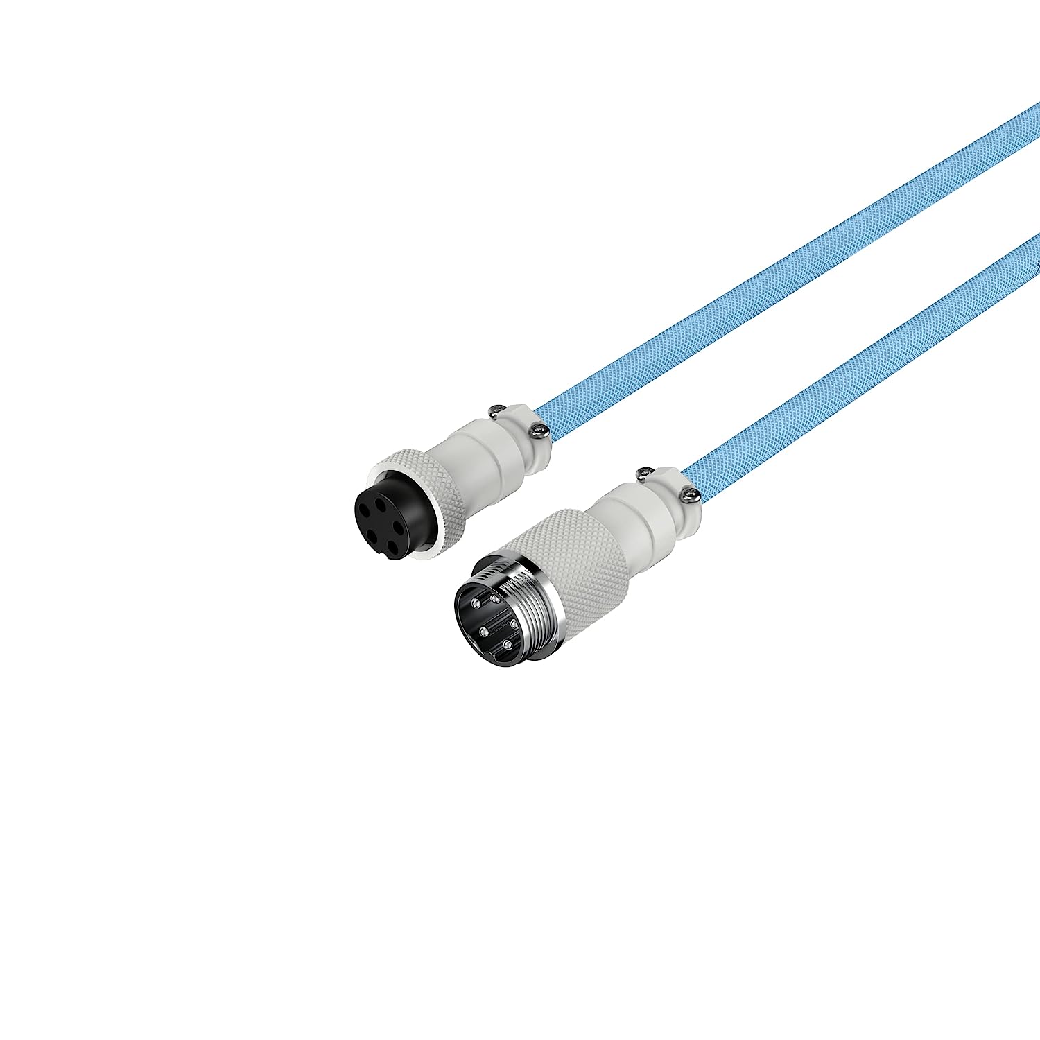 HyperX Coiled Cable (Light Blue/White)