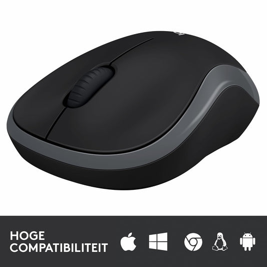 LOGITECH WIRELESS MOUSE M185- GRAY
