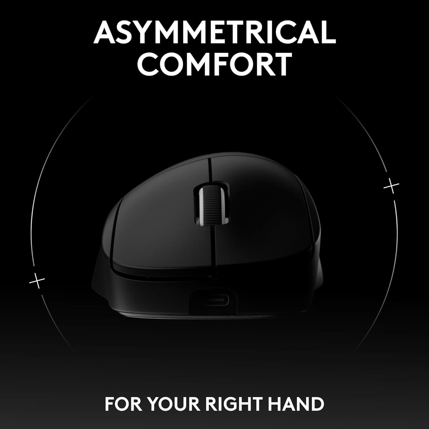 LOGITECH G PRO X SUPERLIGHT 2 DEX LIGHTSPEED WIRELESS GAMING MOUSE- BLACK