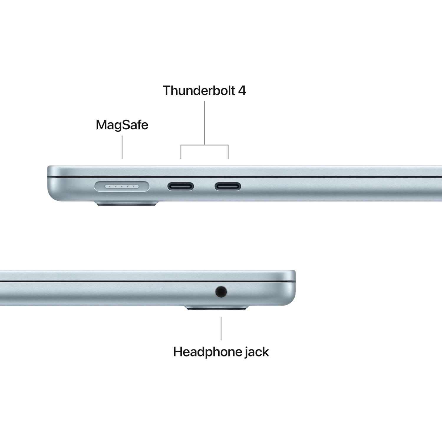 Apple 13-inch MacBook Air M5 chip with 10 core CPU and 10 core GPU, 16GB, 1TB SSD - Sky Blue
