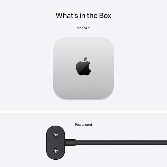 Apple Mac mini M4 chip with 10-core CPU and 10-core GPU, 16GB, 256GB SSD